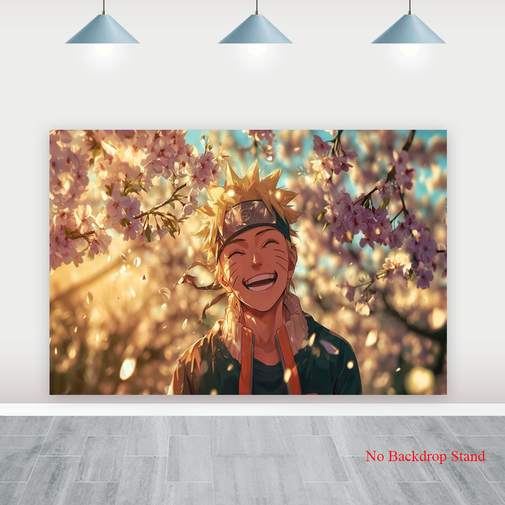 Naruto Backdrop Banner Boys Ki - Kids Outdoor Movies reseña y precio