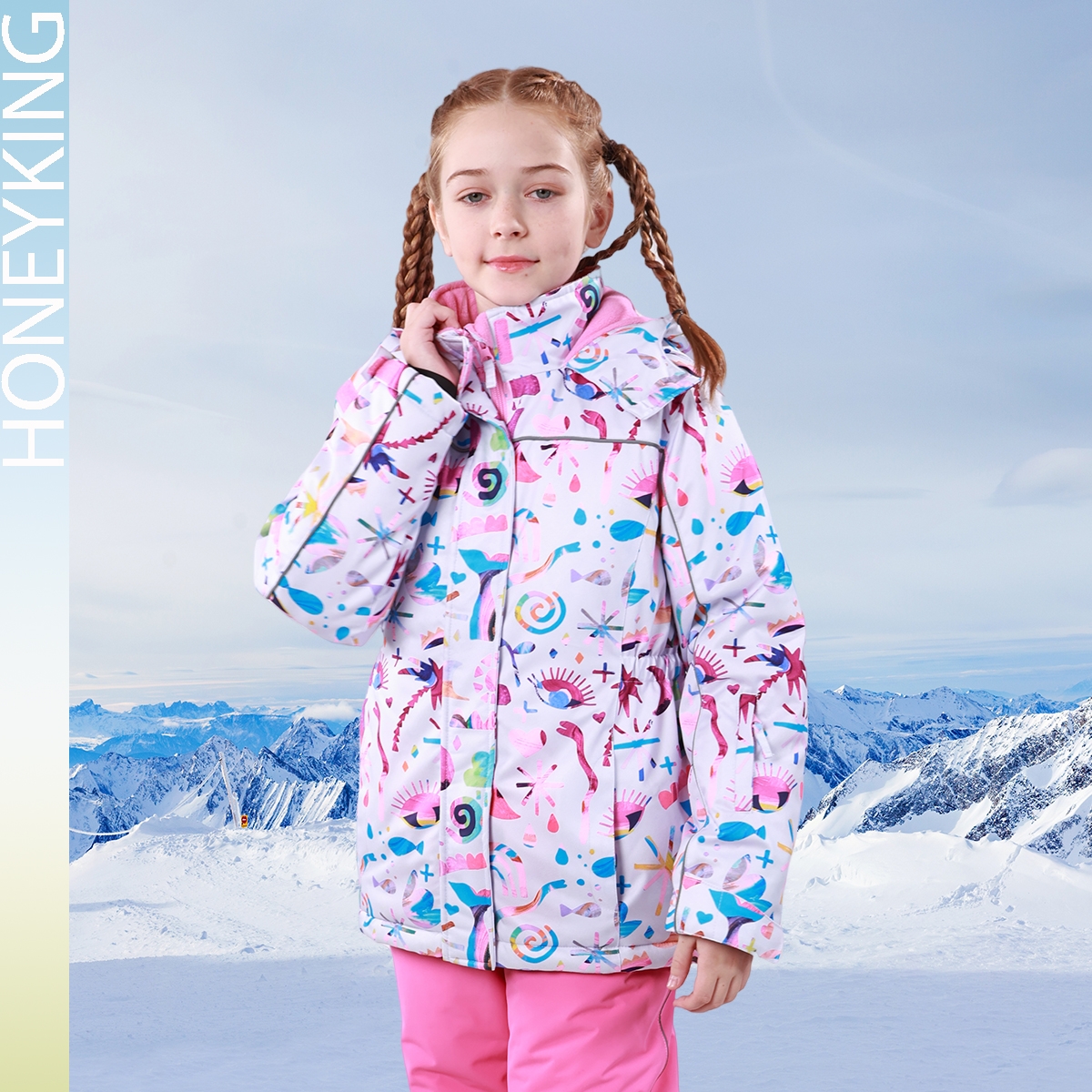 HONEYKING Kids Ski Outwear Win - Kids Outdoor Jacket reseña y precio
